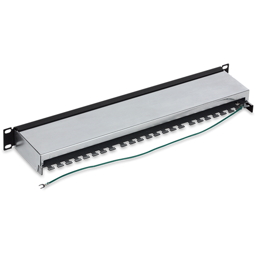 Patch Panel 24 porturi RJ45, Cat6a, Ecranat, 1U - TRENDnet TC-P24C6AS [4]