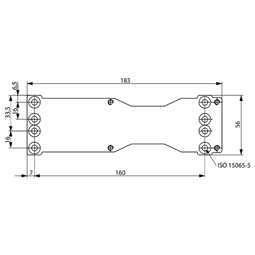 Placa montaj pentru DC200/DC300/DC500/DC700 - ASSA ABLOY DCA120-------40 [2]