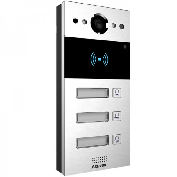 Post de apel videointerfon IP SIP Akuvox R20BX3 cu 3 butoane [2]