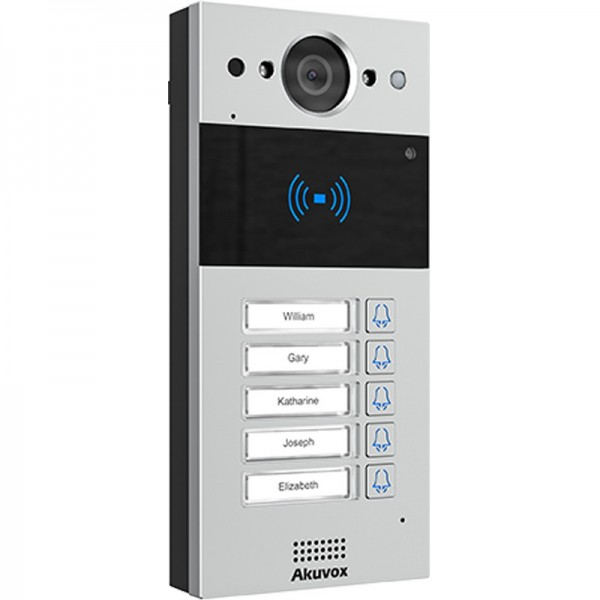 Post de apel videointerfon IP SIP Akuvox R20BX5 cu 5 butoane [2]