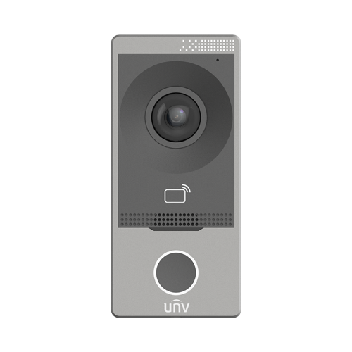 Post exterior videointerfon TCP/IP, IR, Wi-Fi, IK08 - UNV OEU-201S-HMK-W [1]