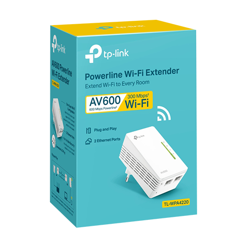 Powerline AV600, Wi-Fi 4, N600 2.4GHz, 2 x RJ45 10/100 Mbps - TP-Link TL-WPA4220 [3]