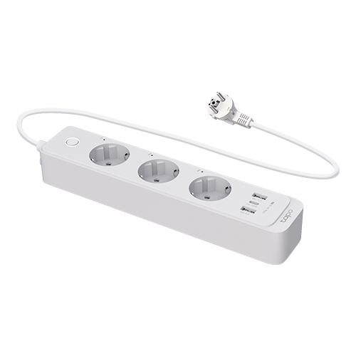 Prelungitor Wi-Fi Smart, 3 prize, 1 x USB-C, 2 x USB-A - TP-Link Tapo TapoP300 [1]