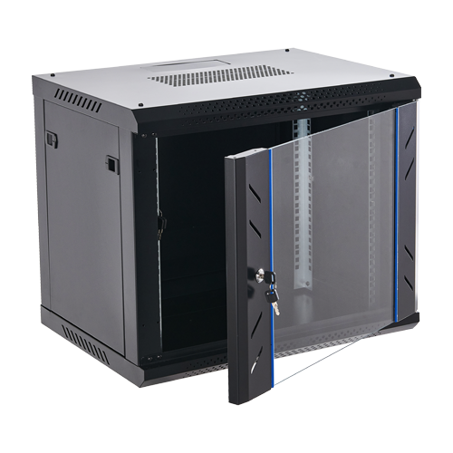 Rack perete 9U 19' 600x450, negru, seria economica - ASYTECH Networking ASY-9U-6045WL [2]
