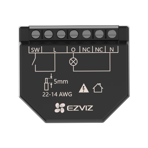 Releu inteligent Wi-Fi pentru aplicatii Smart Home EZVIZ, 1 canal 250Vc.a. max. 16A CS-T35-R100-WM [2]