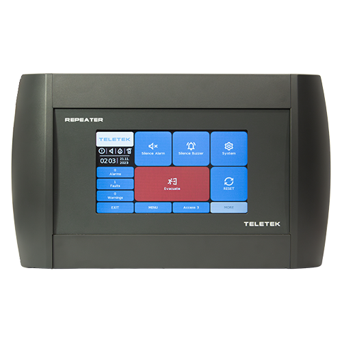 Repetor cu display TFT pentru centrale IRIS/SIMPO - Teletek RepeaterTFTIRIS/SIMPO [2]