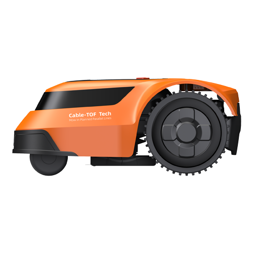 Robot de tuns iarba, 3 lame de taiere, capacitate de acoperire 600m2, cu fir perimetral - EZVIZ CS-R64-A11 [2]