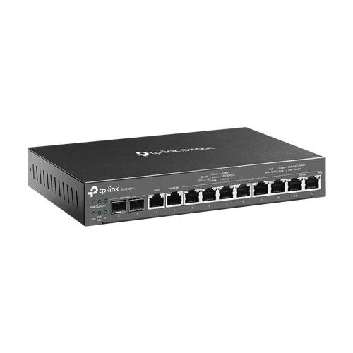 Router 3-in-1 VPN, Switch PoE, Controller, 2 x SFP 1G, 10 x RJ45 1G, Multi-WAN - TP-Link Omada ER7212PC [2]