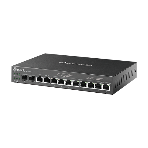Router 3-in-1 VPN, Switch PoE, Controller, 2 x SFP 1G, 10 x RJ45 1G, Multi-WAN - TP-Link Omada ER7212PC [3]