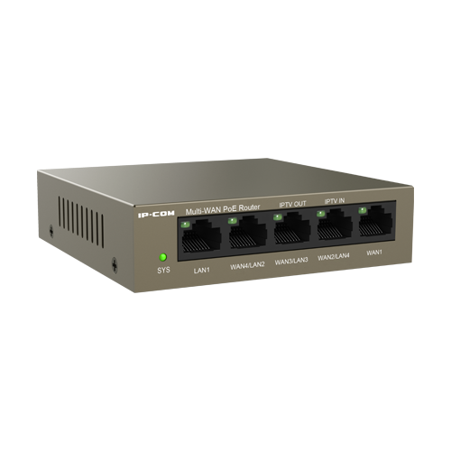 Router 4 porturi Gigabit PoE+, 55W, 1 port RJ45 Gigabit, management - IP-COM M20-PoE [3]