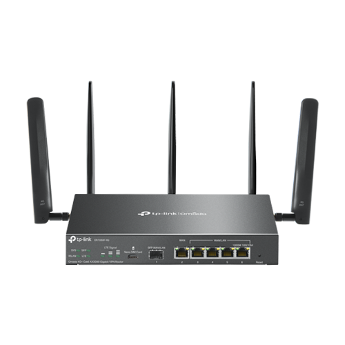Router 4G+, Wi-Fi 6, AX3000, Nano SIM, 1 x SFP Gigabit, 5 x RJ45 Gigabit - TP-Link Omada ER706W-4G [1]