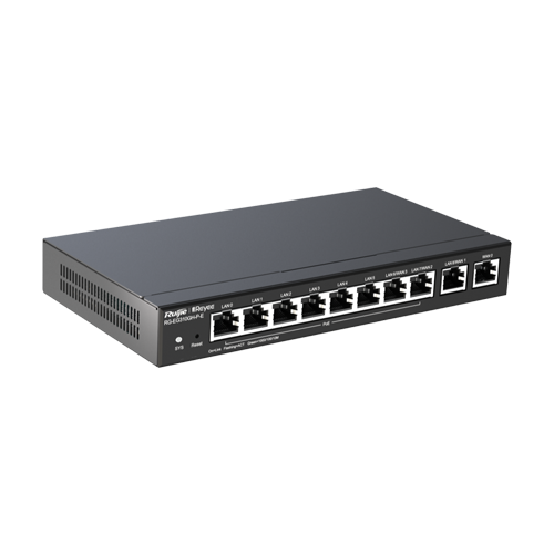 Router 8 x RJ45 1G PoE, 2 x RJ45 1G, Buget PoE 110W, Multi-WAN, Cloud Management - Ruijie RG-EG310GH-P-E [2]