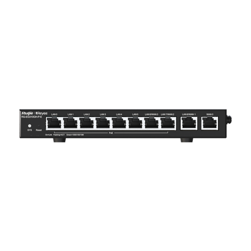 Router 8 x RJ45 1G PoE, 2 x RJ45 1G, Buget PoE 110W, Multi-WAN, Cloud Management - Ruijie RG-EG310GH-P-E [4]