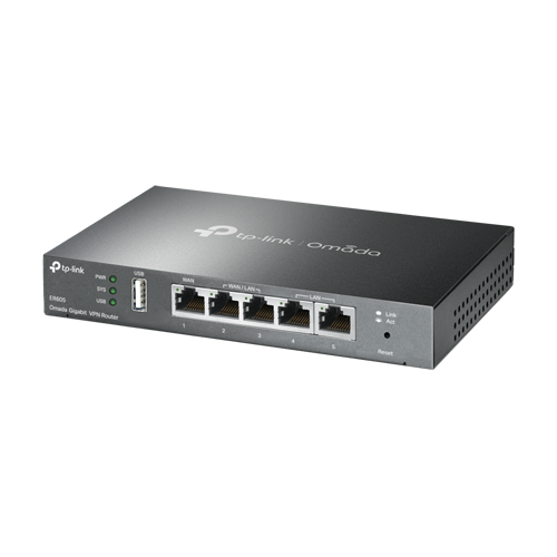 Router VPN Gigabit 1 x RJ45 WAN, 2 x RJ45 LAN/WAN, 2 x RJ45 LAN, 1 x USB - TP-Link Omada ER605 [3]