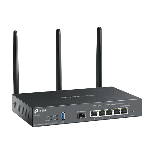 Router VPN, Wi-Fi 6, AX3000, 1 x SFP Gigabit, 5 x RJ45 Gigabit, 1 x USB - TP-Link Omada ER706W [1]