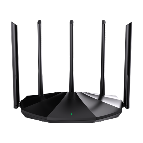 Router Wi-Fi 6, DualBand 2.4Ghz/5GHz, 300+1201Mbps, 5x6dBi, 4 porturi Gigabit - TENDA TND-RX2-PRO [2]
