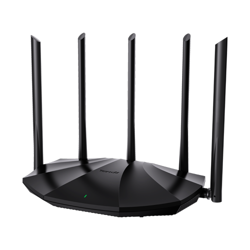 Router Wi-Fi 6, DualBand 2.4Ghz/5GHz, 300+1201Mbps, 5x6dBi, 4 porturi Gigabit - TENDA TND-RX2-PRO [3]