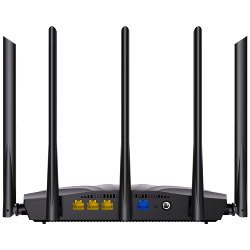 Router Wi-Fi 6, DualBand 2.4Ghz/5GHz, 300+1201Mbps, 5x6dBi, 4 porturi Gigabit - TENDA TND-TX2-PRO [4]