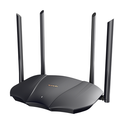 Router Wi-Fi 6, DualBand 2.4Ghz/5GHz, 574+2402Mbps, 4x6dBi, 3 porturi Gigabit - TENDA TND-TX12 [1]