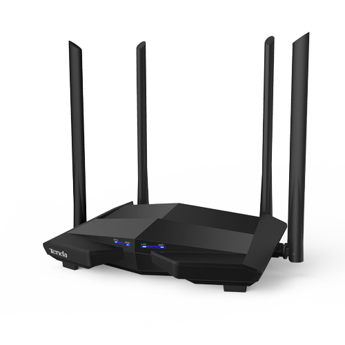 Router WiFi 5 (802.11ac) DualBand 2.4/5GHz, 300+867Mbps, 4x6dBi, 4 porturi Gigabit - TENDA TND-AC10-V30 [3]