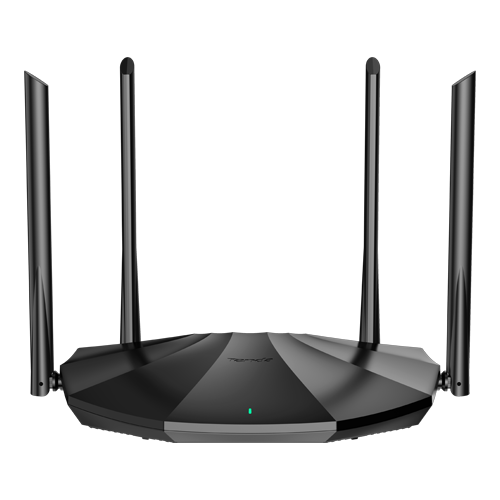 Router WiFi 6 (802.11ax), DualBand 2.4Ghz/5GHz, 300+1201Mbps, 4x6dBi, 4 porturi Gigabit - TENDA TND-RX2 [2]