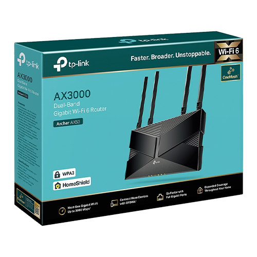 Router Wireless TP-Link Archer AX53, AX3000, Dual-Band, Wi-Fi 6 ArcherAX53 [4]