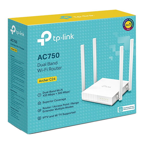 Router Wireless TP-Link Archer C24, AC750, Dual Band ArcherC24 [4]