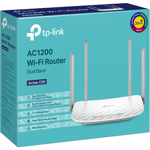 Router Wireless TP-Link Archer C50 AC1200 Dual Band Beamforming ArcherC50 [4]