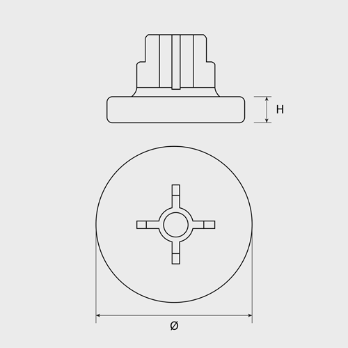 Saiba plastic 16 mm pentru pistol Force ONE (100 buc.) - CELO 16AP [2]