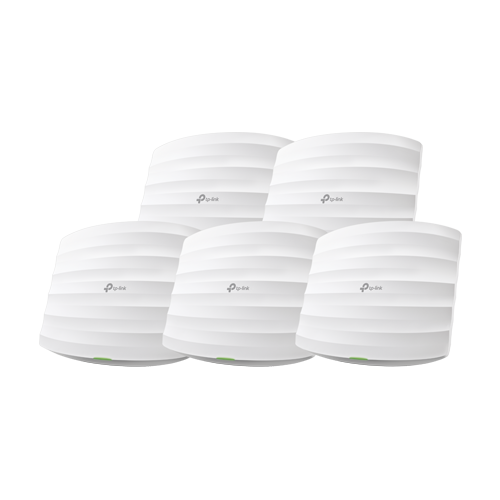 Set 5 x Access Point Wi-Fi 5, AC1750 Dual-Band, 3.5/4 dBi, 2 x RJ45 Gigabit, PoE - TP-Link Omada EAP245(5-pack) [1]