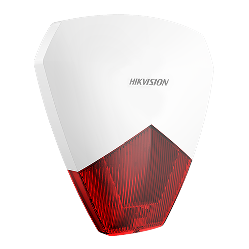 Sirena cablata AX PRO de exterior cu flash, led Rosu, IP54 - HIKVISION DS-PS1-R [1]