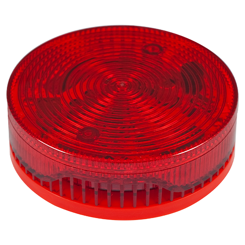 Sirena conventionala de interior rosie cu flash, 92/100 db, 2 tonuri evacuare/alarma - TELETEK SF100RSST [2]