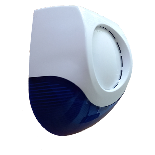 Sirena piezo de interior, 102 db, cu flash LED albastru - Teletek SR50 [2]