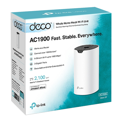 Sistem Mesh Wi-Fi TP-Link Deco S7(pachet de 1), AC1900, Dual-Band, 3x3 MU-MIMO DecoS7(1-pack) [3]