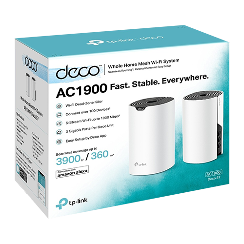 Sistem Mesh Wi-Fi TP-Link Deco S7(pachet de 2), AC1900, Dual-Band, 3x3 MU-MIMO DecoS7(2-pack) [3]