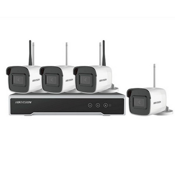 Sistem supraveghere kit complet camere ip wireless exterior 4 MP Hikvision cu hdd 1TB WD gata configurat [2]
