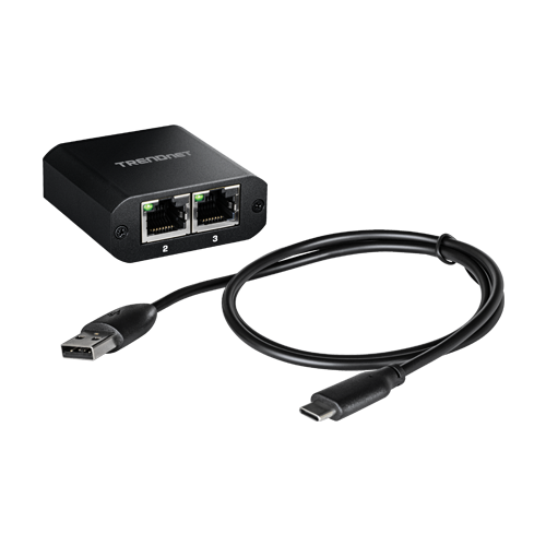 Splitter RJ45 Gigabit 1 IN, 2 OUT, USB-C - TRENDnet TEG-102S [4]