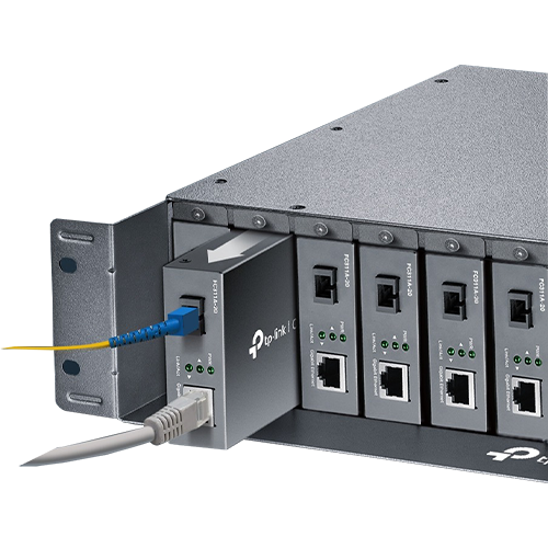 Suport rackabil pentru convertoare media TP-Link TL-FC1420, 14 sloturi - TP-Link FC1420 [3]