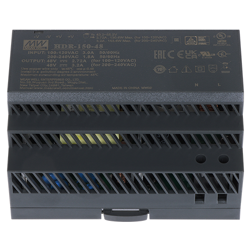Sursa alimentare 48V DC, 3.2A, 150W, montaj sina DIN - HIKVISION DS-KAW150-4N [4]