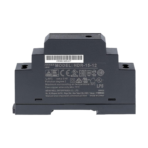 Sursa de alimentare in comutatie, 12V / 1.25A, sina DIN - MEAN WELL HDR-15-12 [2]