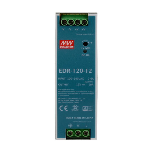 Sursa de alimentare in comutatie, 12V / 10A, sina DIN - MEAN WELL EDR-120-12 [2]