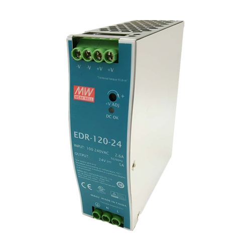 Sursa de alimentare in comutatie, 24V / 5A, sina DIN - MEAN WELL EDR-120-24 [2]