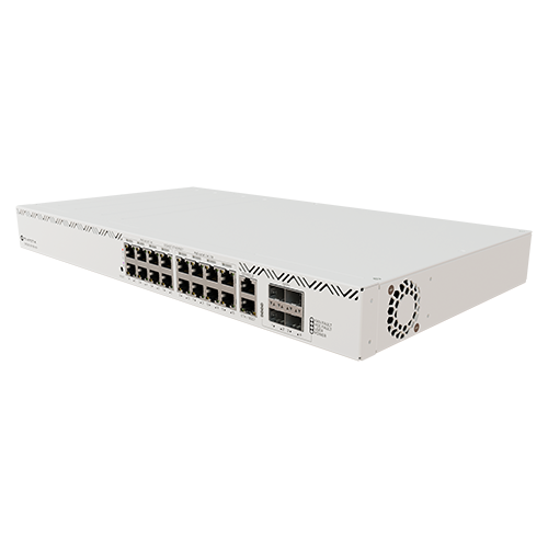 Switch 16xRJ45 PoE Gigabit, 2xRJ 45 consola, 4 SFP 10G, Management - MIKROTIK CRS320-8P-8B-4S+RM [2]