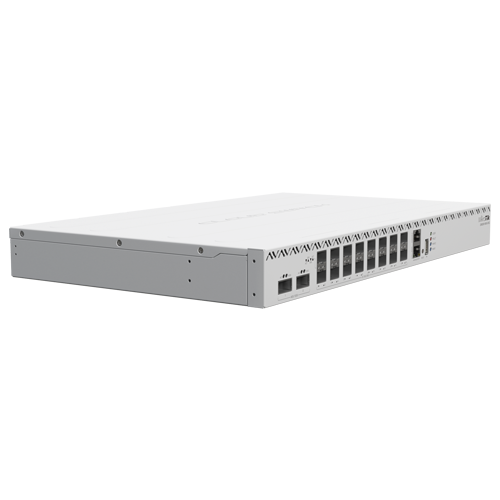 Switch 2 x QSF28 100G, 16 x SFP28 25G, 2 x RJ45 100 Mbps, 1U - MikroTik CRS518-16XS-2XQ-RM [2]