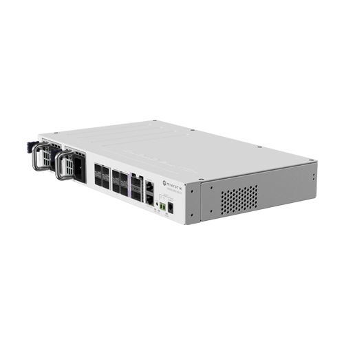 Switch 2 x QSF28 100G, 8 x SFP28 25G, 2 x RJ45 100 Mbps, 802.3bt PoE In, 1U - MikroTik CRS510-8XS-2XQ-IN [2]