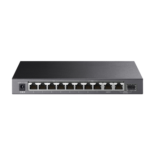 Switch 2 x RJ45 1G PoE++, 6 x RJ45 1G PoE+, 1 x RJ45 1G, 1 x combo RJ45/SFP 1G, Unmanaged - TP-Link TL-SG1210PP [2]