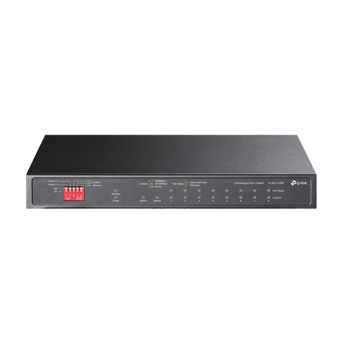 Switch 2 x RJ45 1G PoE++, 6 x RJ45 1G PoE+, 1 x RJ45 1G, 1 x combo RJ45/SFP 1G, Unmanaged - TP-Link TL-SG1210PP [1]