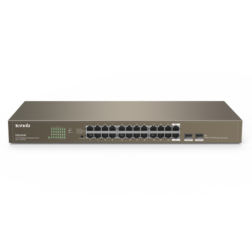 Switch 24 porturi Gigabit, 2 porturi SFP Gigabit - TENDA TND-TEG1024F [2]