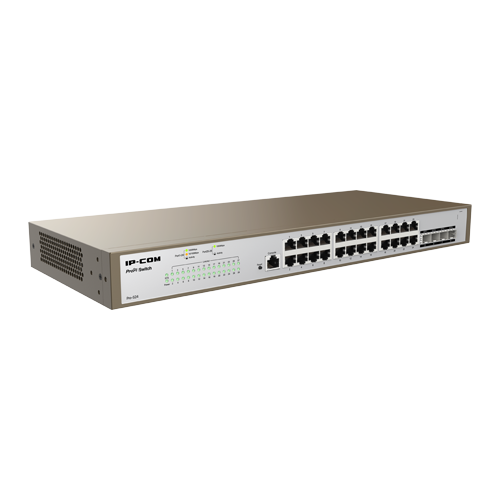 Switch 24 porturi Gigabit, 4 porturi SFP Gigabit, 1 port RJ45 consola, Management, 1U - IP-COM PRO-S24 [3]