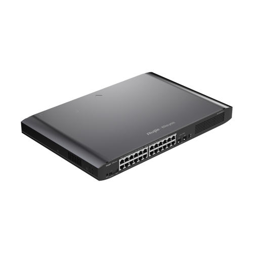 Switch 24 porturi PoE+, 2 porturi SFP, Gigabit, Cloud Management - Ruijie RG-ES226GC-P [2]